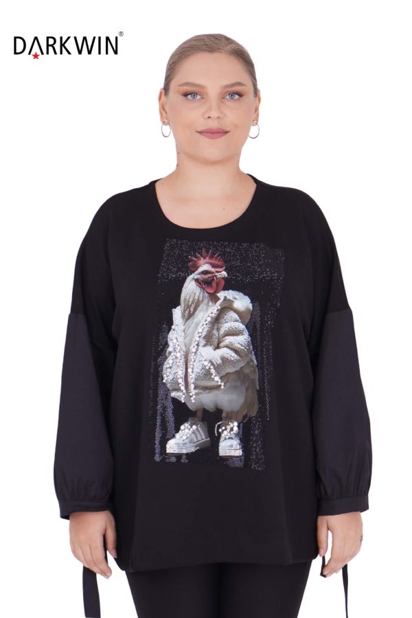 1353 DARKWIN BLUZ SIYAH - 1