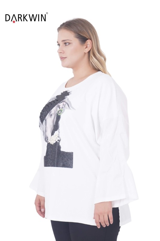 1354 DARKWIN BLUZ BEYAZ - DARKWIN (1)