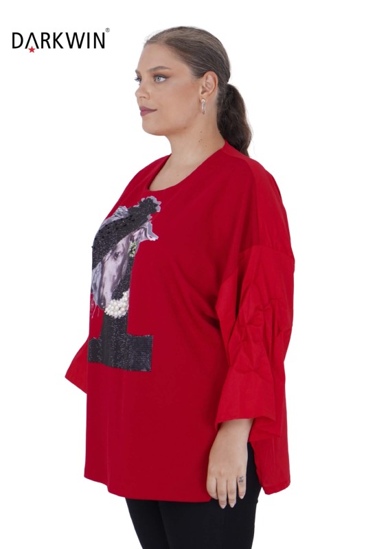 1354 DARKWIN BLUZ KIRMIZI - DARKWIN (1)