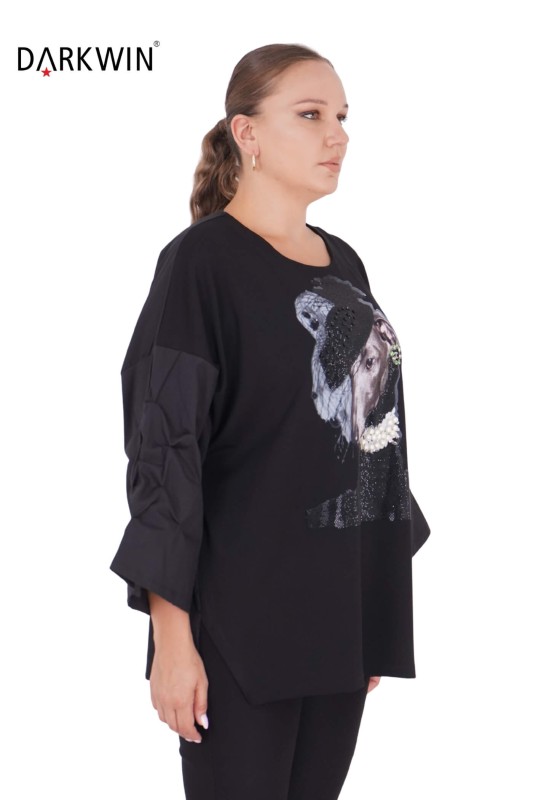 1354 DARKWIN BLUZ SIYAH - DARKWIN (1)