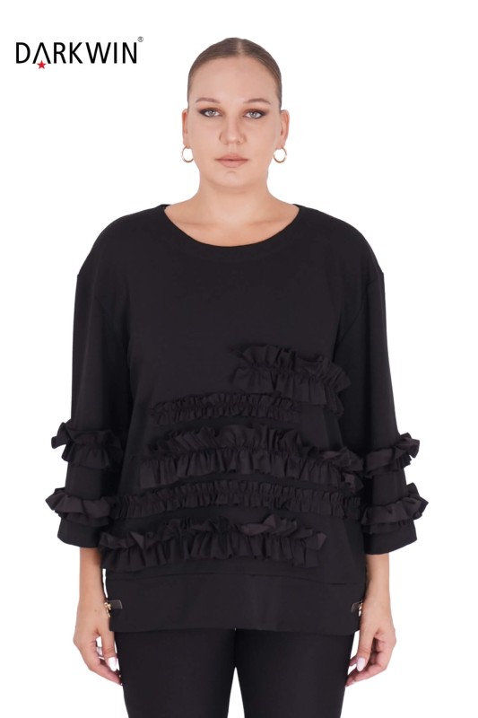 1357 DARKWIN BLUZ SIYAH - DARKWIN