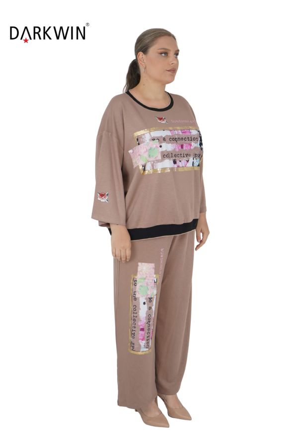 1358 DARKWIN BLUZ-PANTOLON BEJ - 2