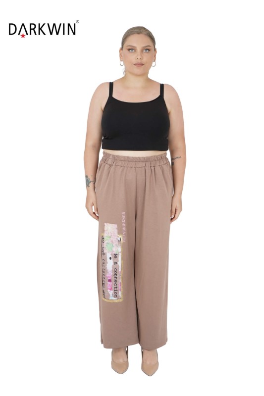 1358 DARKWIN BLUZ-PANTOLON BEJ - Thumbnail