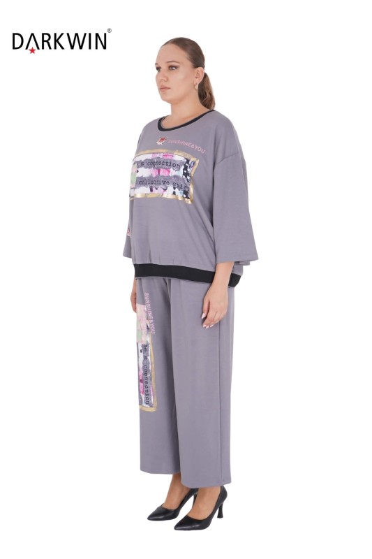 DARKWIN - 1358 DARKWIN BLUZ-PANTOLON GRI (1) DARKWIN - 1358 DARKWIN BLUZ-PANTOLON GRI (1)