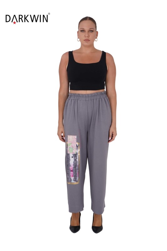 1358 DARKWIN BLUZ-PANTOLON GRI - Thumbnail