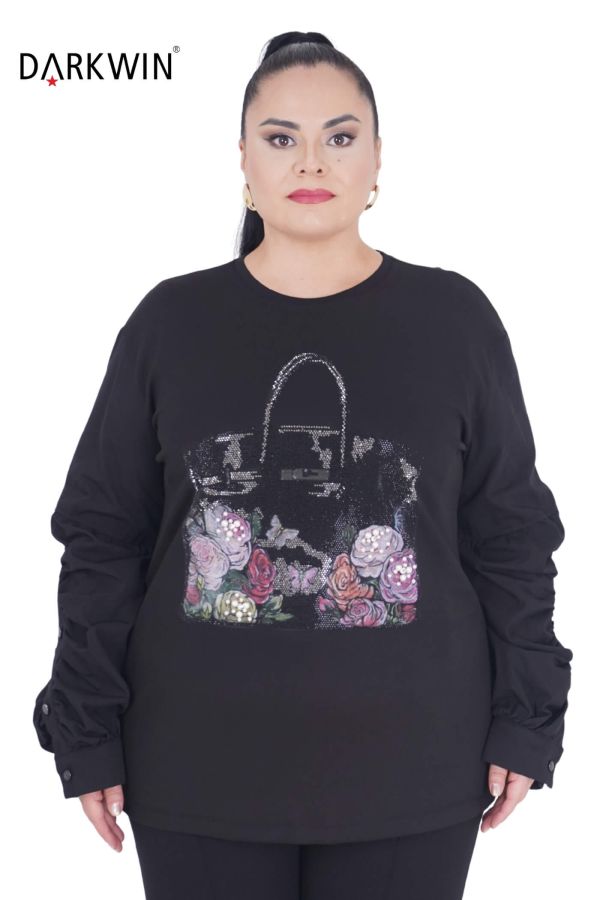 1363 DARKWIN BLUZ SIYAH - 1