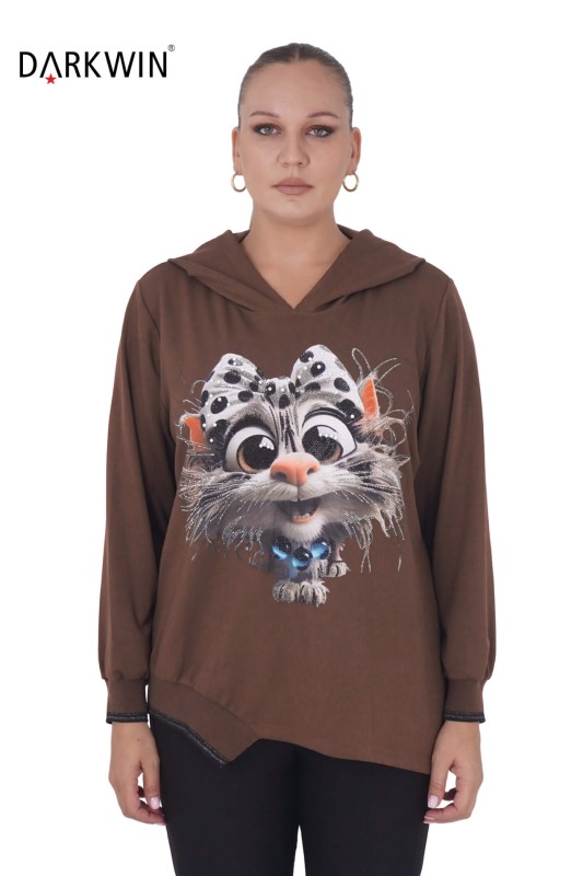 1371 DARKWIN BLUZ KAHVE - DARKWIN