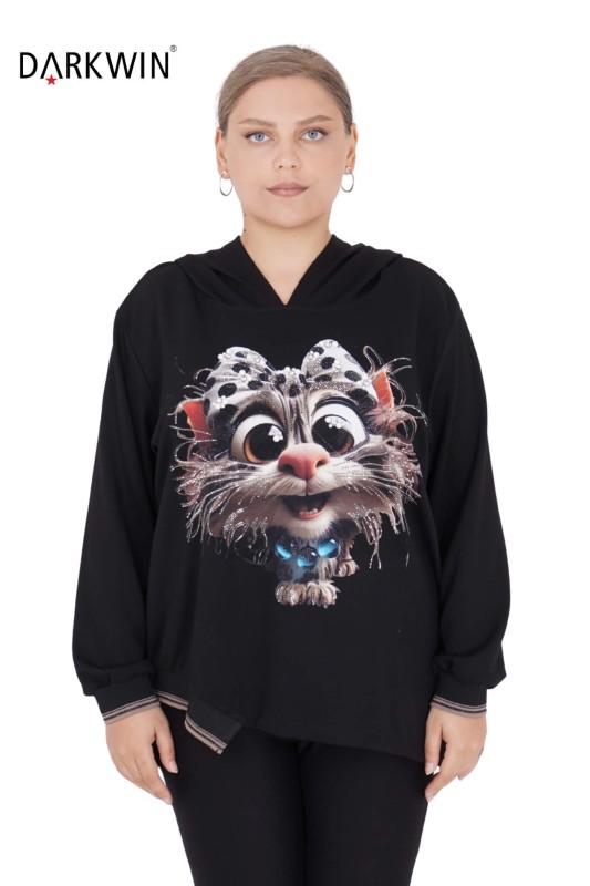 1371 DARKWIN BLUZ SIYAH - DARKWIN