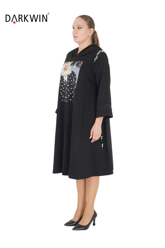 1378 DARKWIN ELBİSE SIYAH - DARKWIN (1)