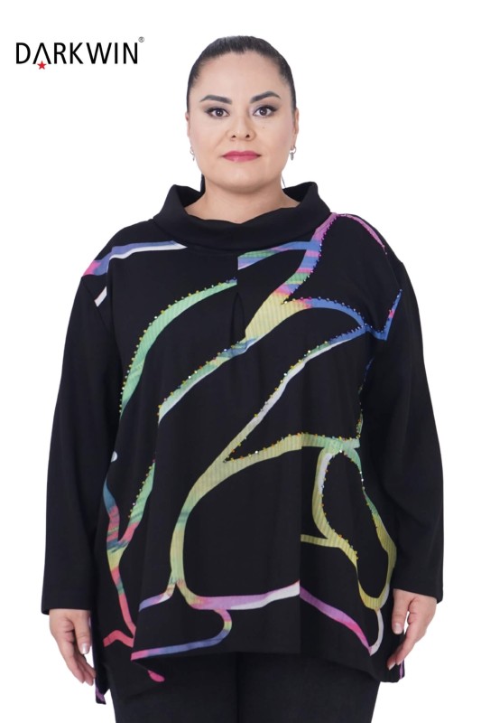 1396 DARKWIN TUNİK SIYAH - DARKWIN