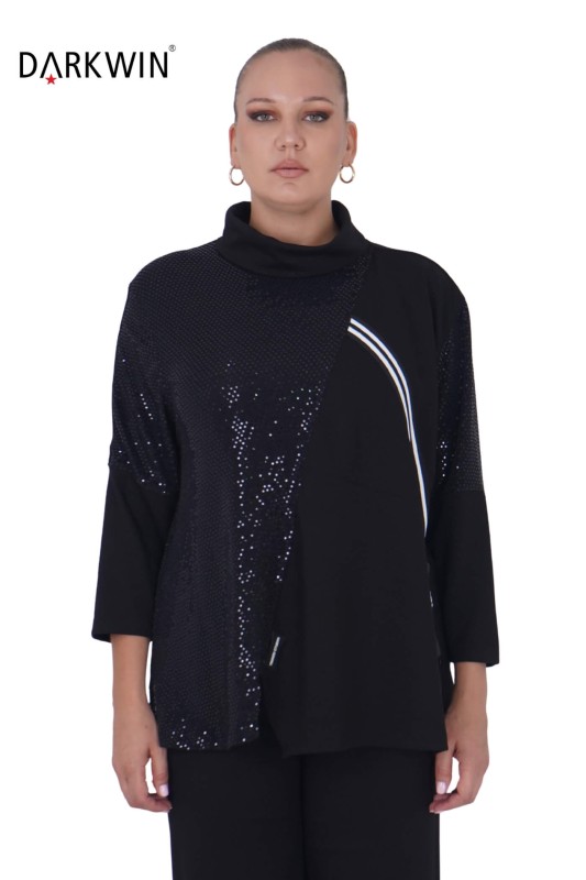 1398 DARKWIN BLUZ SIYAH - DARKWIN