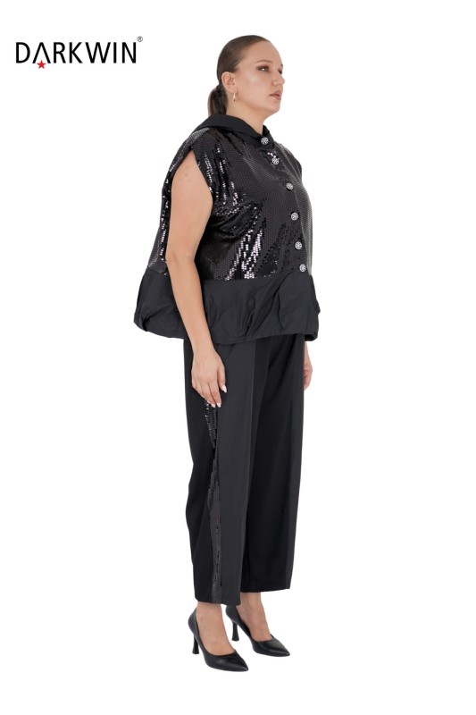 1403 DARKWIN HIRKA-PANTOLON SIYAH - Thumbnail