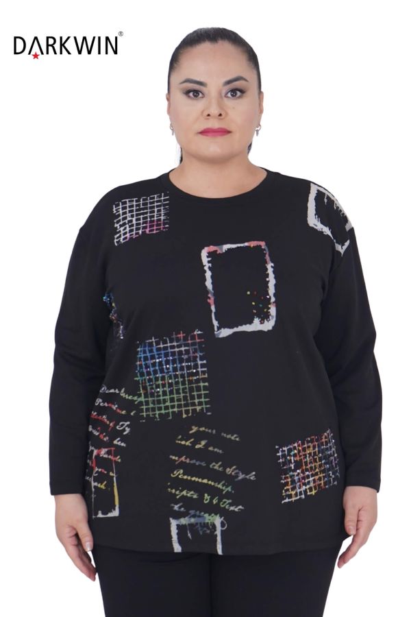 1427 DARKWIN TUNİK SIYAH - 1