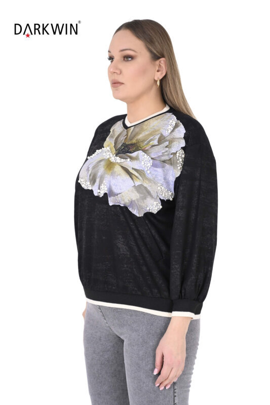 1456 DARKWIN BLUZ SIYAH - DARKWIN (1)
