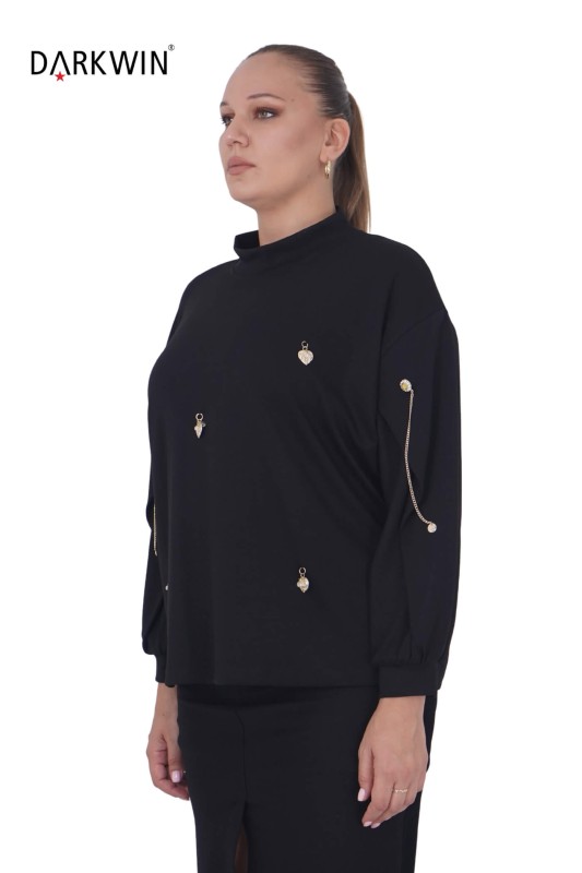 1458 DARKWIN BLUZ SIYAH - DARKWIN (1)