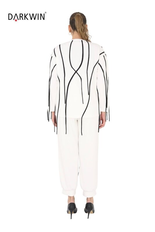 1470 DARKWIN BLUZ-PANTOLON EKRU - 3