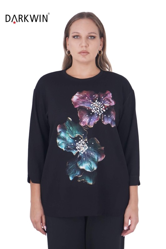 1482 DARKWIN BLUZ SIYAH - DARKWIN