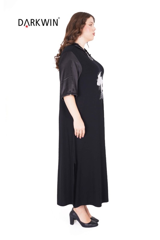 1520 CNG ELBİSE BLACK - Thumbnail