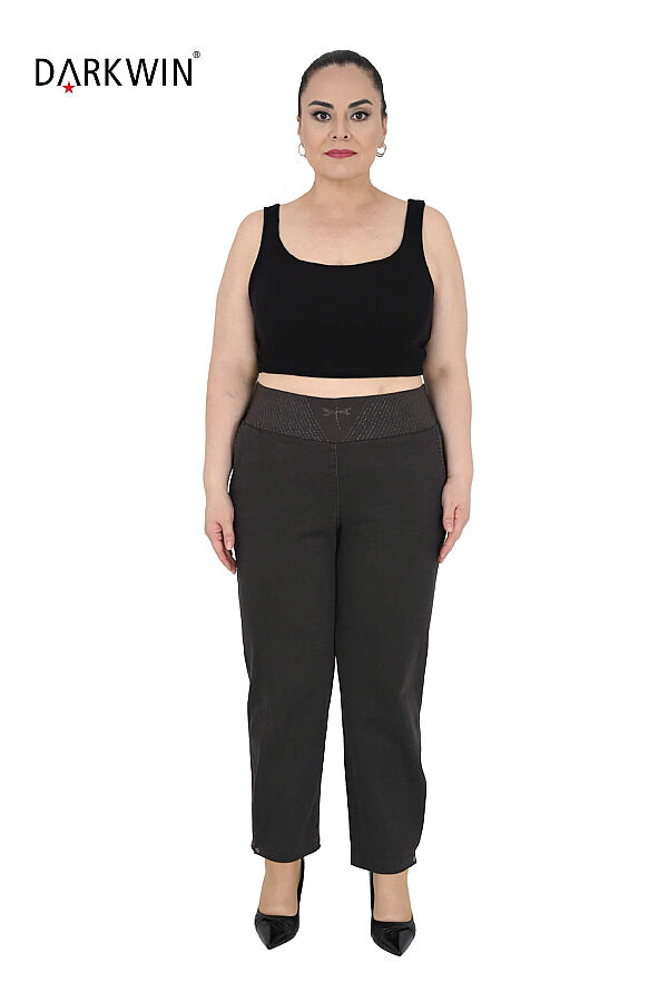 1525 MOTIVATION PANTOLON KAHVE - 1