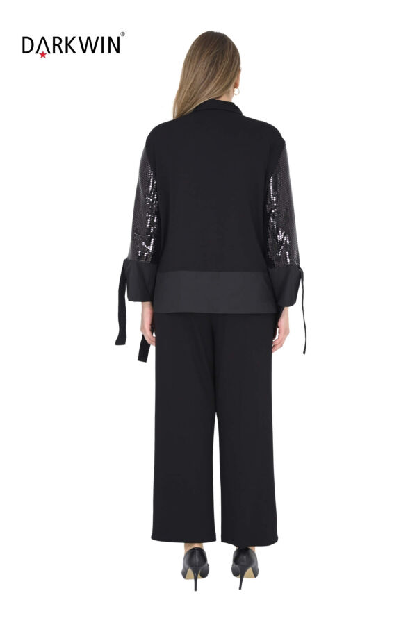 1544 DARKWIN GÖMLEK-PANTOLON SIYAH - 3