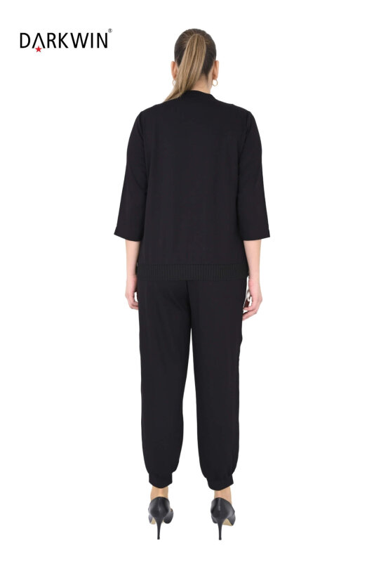 1545 DARKWIN BLUZ-PANTOLON SIYAH - 3