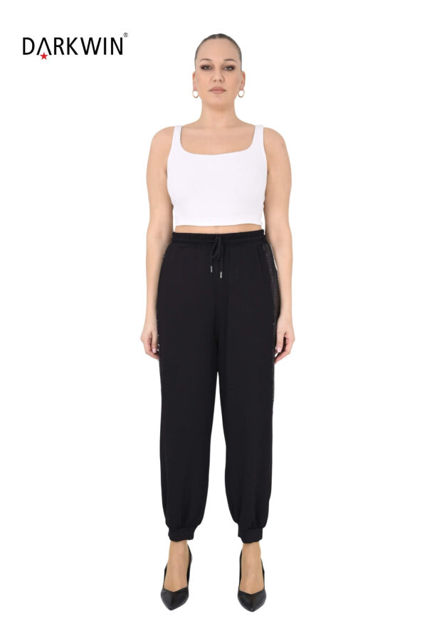 1545 DARKWIN BLUZ-PANTOLON SIYAH - 4