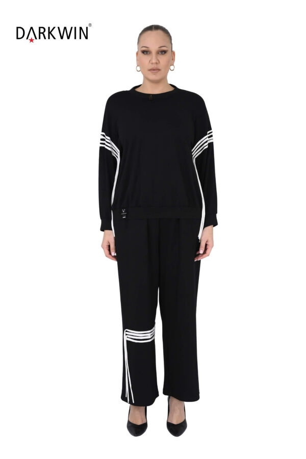 1565 DARKWIN BLUZ-PANTOLON SIYAH - 1