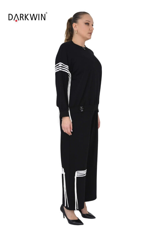 1565 DARKWIN BLUZ-PANTOLON SIYAH - 3