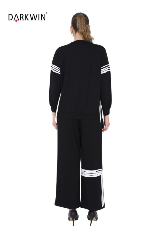 1565 DARKWIN BLUZ-PANTOLON SIYAH - 4