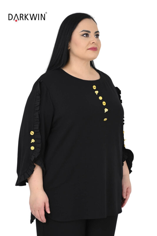 1592 DARKWIN BLUZ SIYAH - DARKWIN (1)