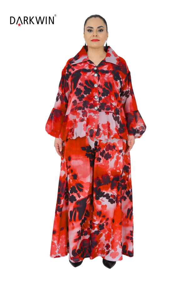 1596 DARKWIN GÖMLEK-PANTOLON DESENLI - 1