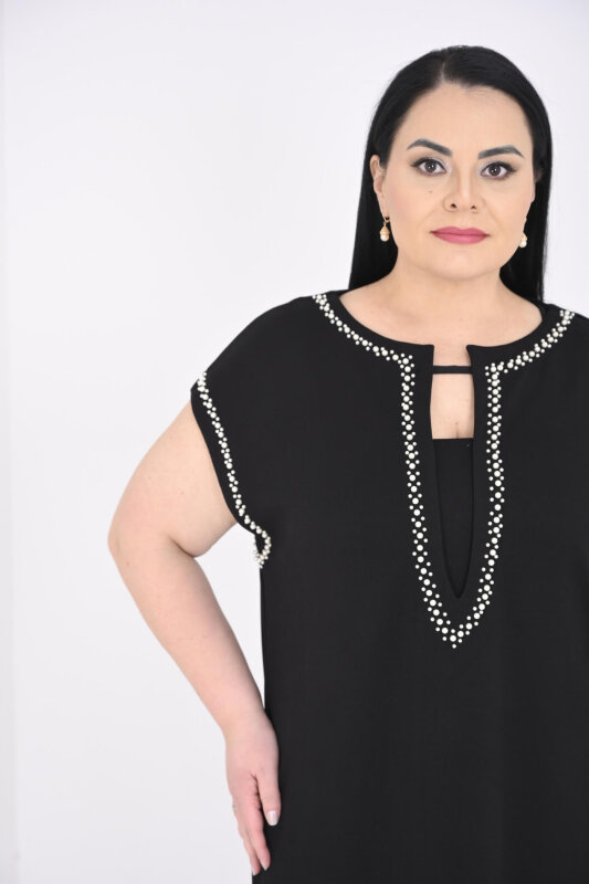 1599 DARKWIN ELBİSE SIYAH - 4