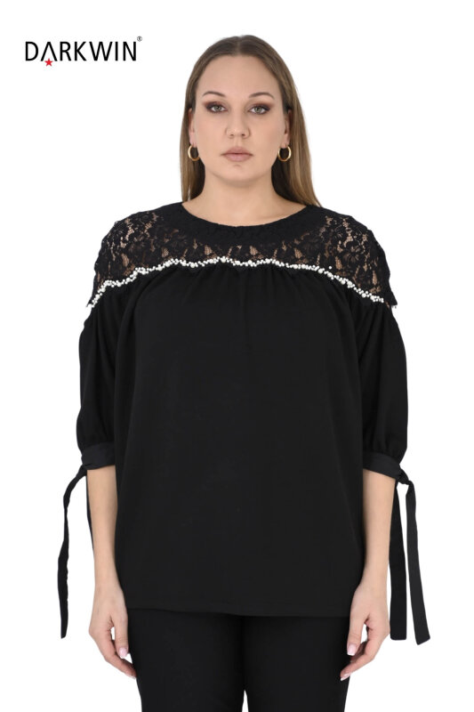 1619 DARKWIN BLUZ SIYAH - DARKWIN