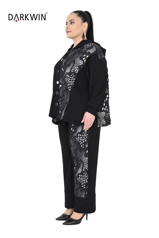 1621 DARKWIN BLUZ-PANTOLON SIYAH - DARKWIN (1)