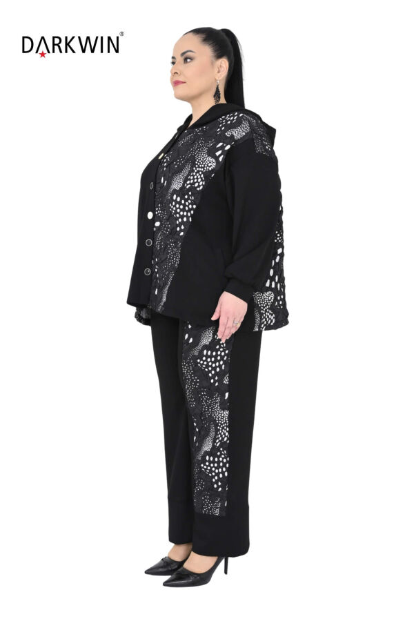 1621 DARKWIN BLUZ-PANTOLON SIYAH - 2