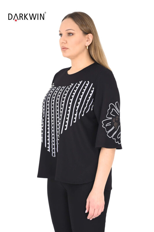 1626 DARKWIN BLUZ SIYAH - DARKWIN (1)