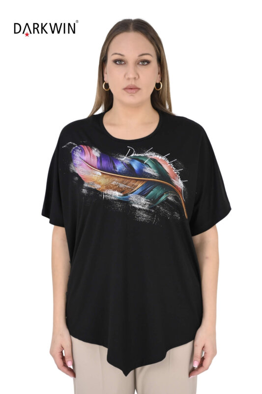 1637 DARKWIN TUNİK SIYAH - DARKWIN