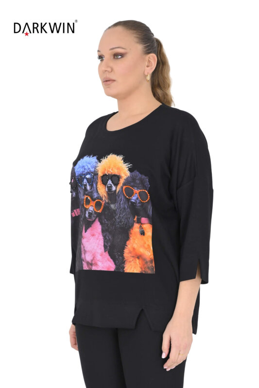 1641 DARKWIN BLUZ SIYAH - DARKWIN (1)