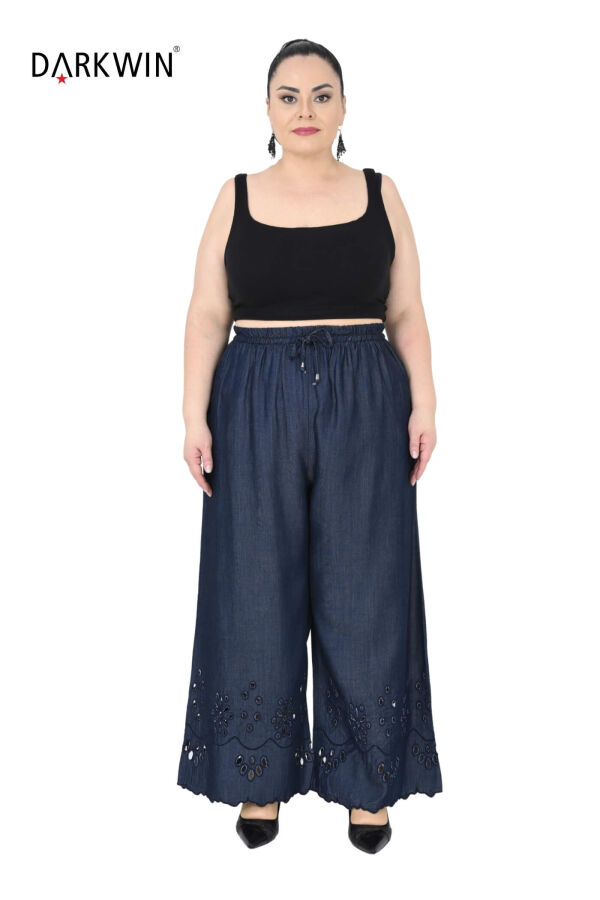 1642 DARKWIN PANTOLON MAVI KOT - 1