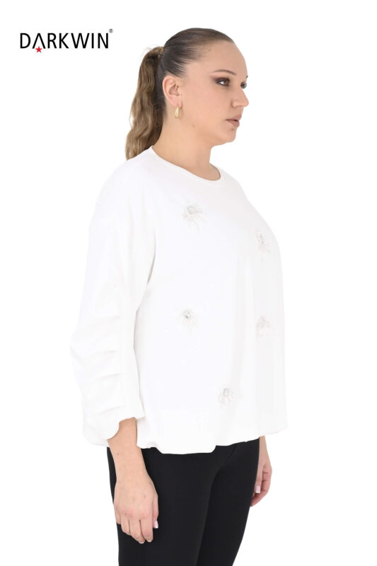1643 DARKWIN BLUZ EKRU - DARKWIN (1)