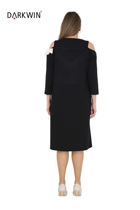 1644 DARKWIN ELBİSE SIYAH - 3