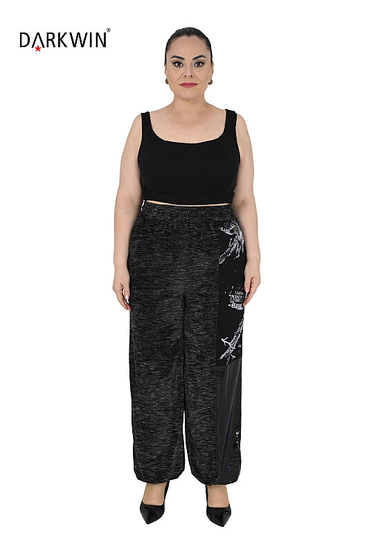 1645 DARKWIN BLUZ-PANTOLON SIYAH - 5