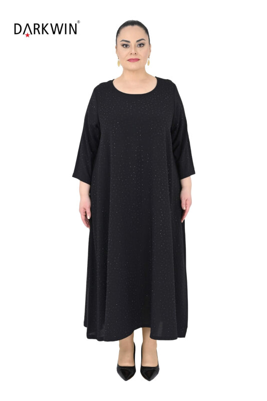 1646 DARKWIN ELBİSE SIYAH - DARKWIN ZG