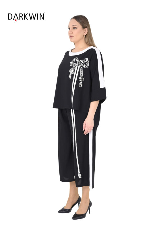 1649 DARKWIN BLUZ-PANTOLON SIYAH - DARKWIN (1)