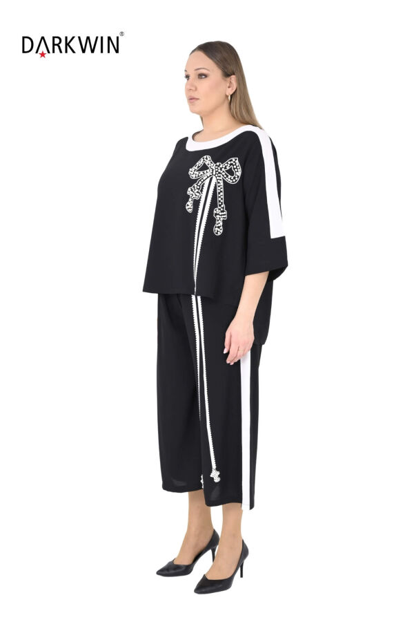 1649 DARKWIN BLUZ-PANTOLON SIYAH - 2