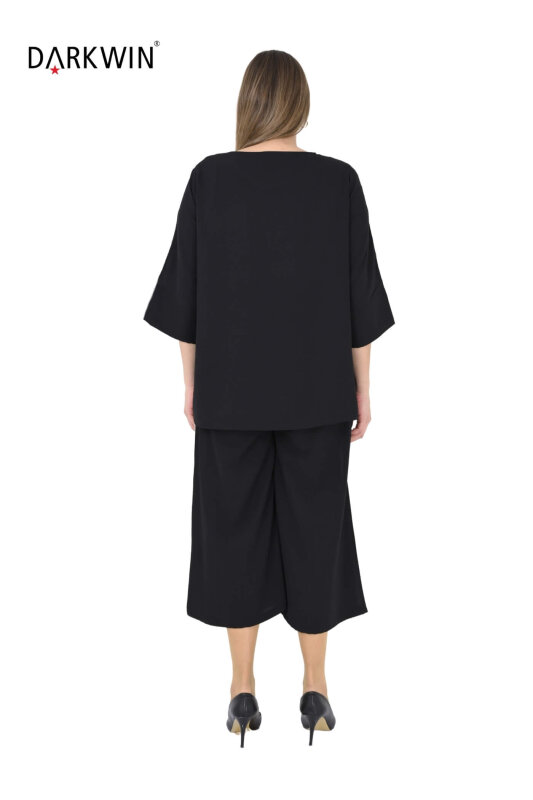 1649 DARKWIN BLUZ-PANTOLON SIYAH - 3