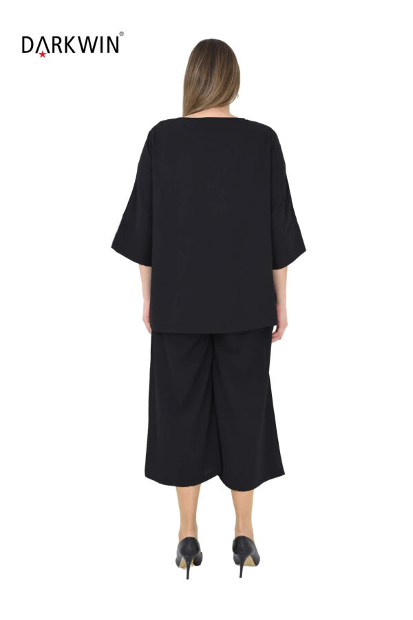 1649 DARKWIN BLUZ-PANTOLON SIYAH - 3