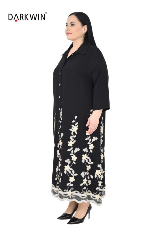 1657 DARKWIN ELBİSE SIYAH - DARKWIN (1)