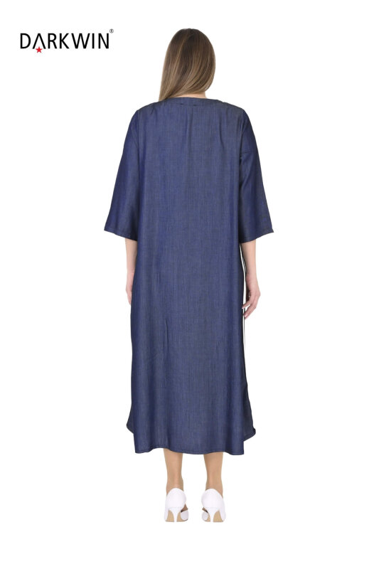 1680 DARKWIN ELBİSE LACIVERT - 3