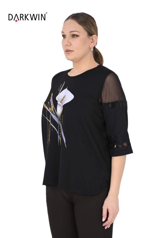 1704 DARKWIN BLUZ SIYAH - DARKWIN (1)